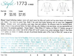 1773 style back